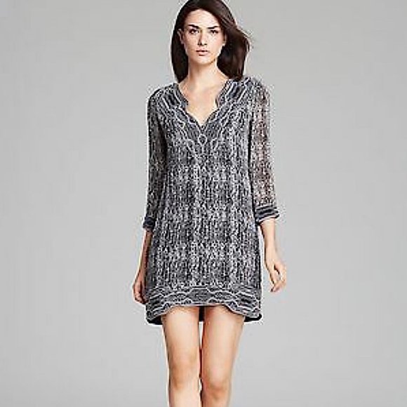 Diane Von Furstenberg Lexie Silk Mini Dress - Picture 2 of 14